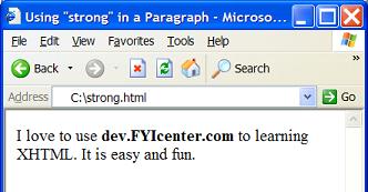 HTML p Element with String Text