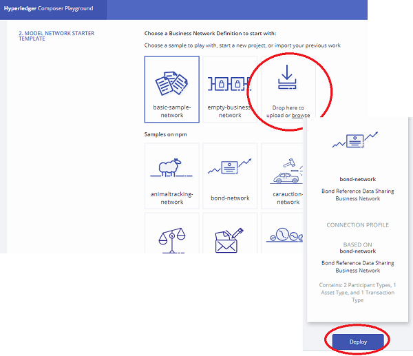 Deploy Business Network Archive (BNA) to Playground
