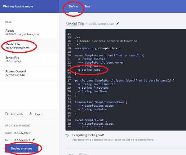 Modify Business Network in Playground