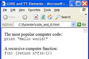 code Tag
