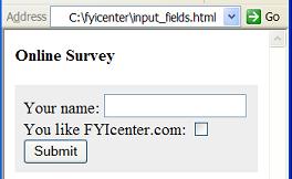 Form Input Fields
